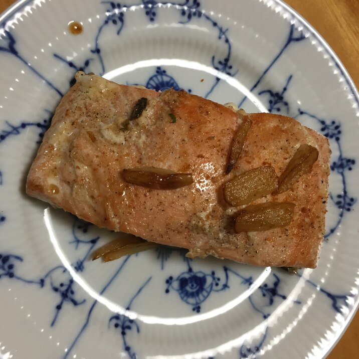 鮭のミックススパイス焼き